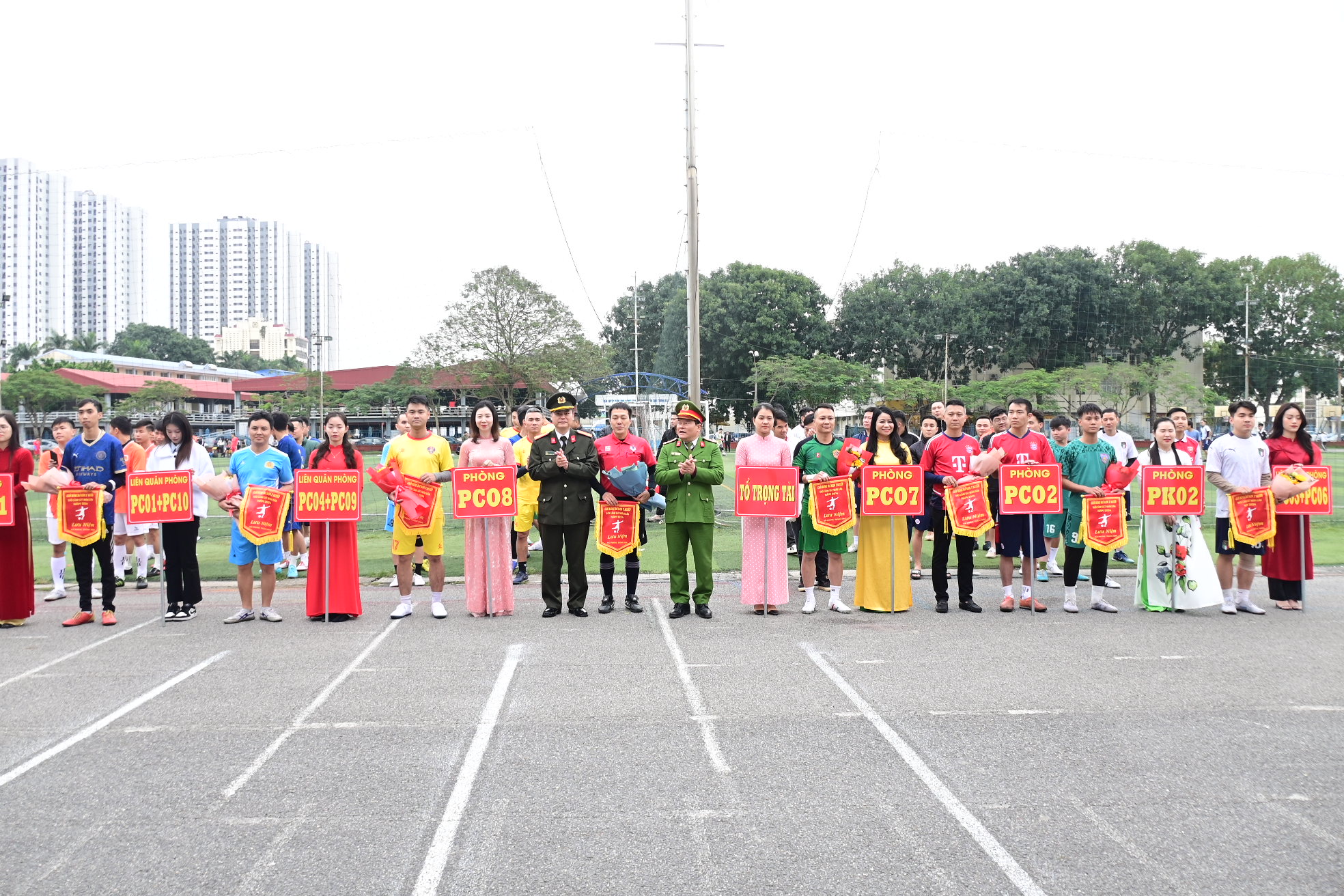 Phòng Cảnh sát PCCC và CNCH: Khai mạc Giải bóng đá nam 7 người khối Cảnh sát nhân dân